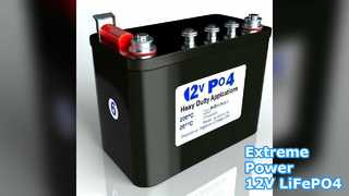 Potência para serviço pesado de bateria 12V LiFePO4