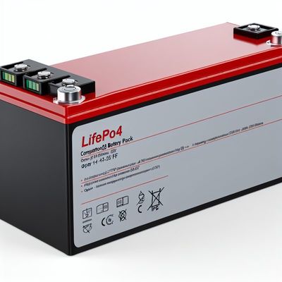 Compact Designed LiFePO4 Battery Pack for Storage Type -20-45C -4-113℉ and Built-in BMS
