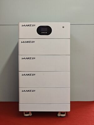 Bloco empilhável da bateria de 20.48KWH 51.2V400Ah LiFePO4 com 6000 ciclos de vida longos para armazenamento de energia solar
