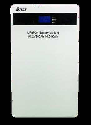 51.2V 200Ah 10KWH ESS LiFePO4 Bateria com 6000 Long Cycle Life para armazenamento residencial de energia solar