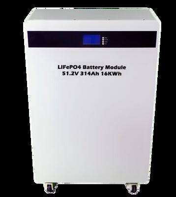 51.2V 314Ah 16KWH ESS LiFePO4 Bateria com 6000 longa vida útil para armazenamento de energia solar doméstica