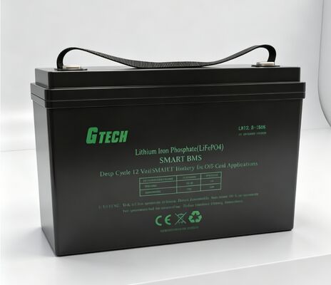 12.8V 150Ah LiFePO4 Bateria com 6000 ciclos para armazenamento de energia solar