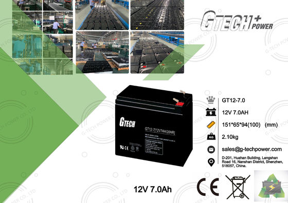 2,05 quilogramas tipo bateria acidificada ao chumbo do gel de 12 volts para o sistema do sistema solar